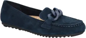 Bella Vita Womens Cullen Leather Moccasin Loafers