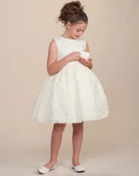 Bewitching Sleeveless Lace Flower Girl Dress - Apple Green