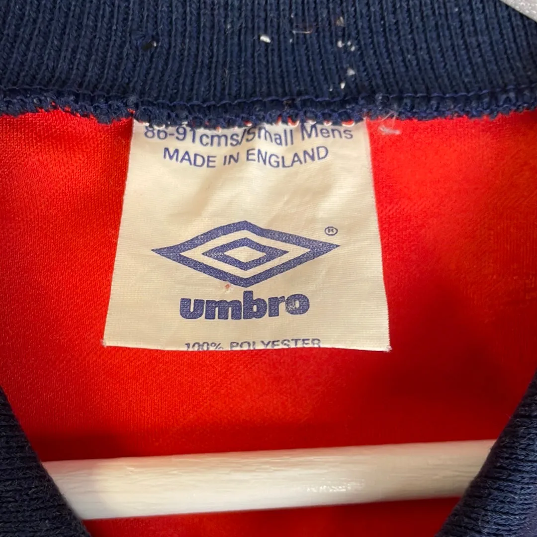 England 1990 Away Shirt - Small Mens - Very Good Condition - Vintage England Shirt