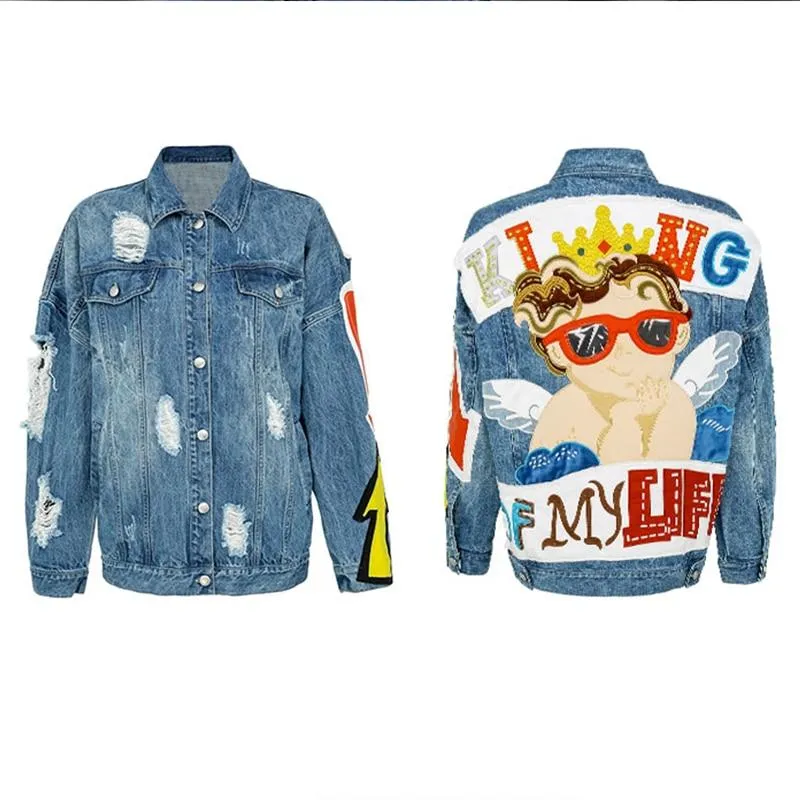 King of My Life Custom Denim Jacket