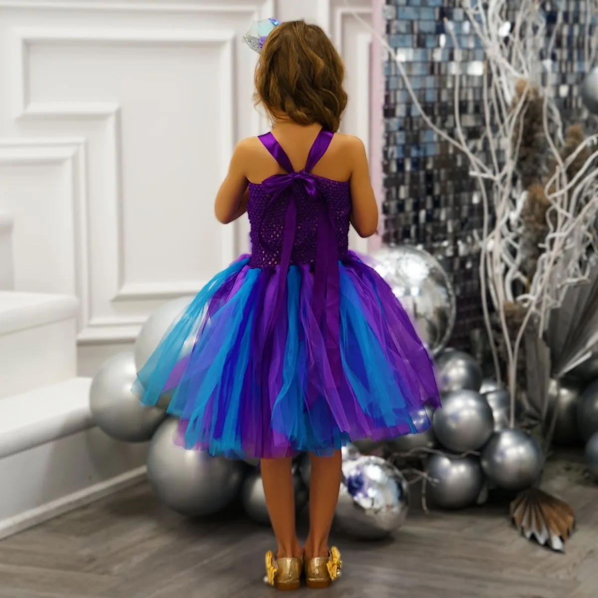 Marilla Mermaid Dress - Purple