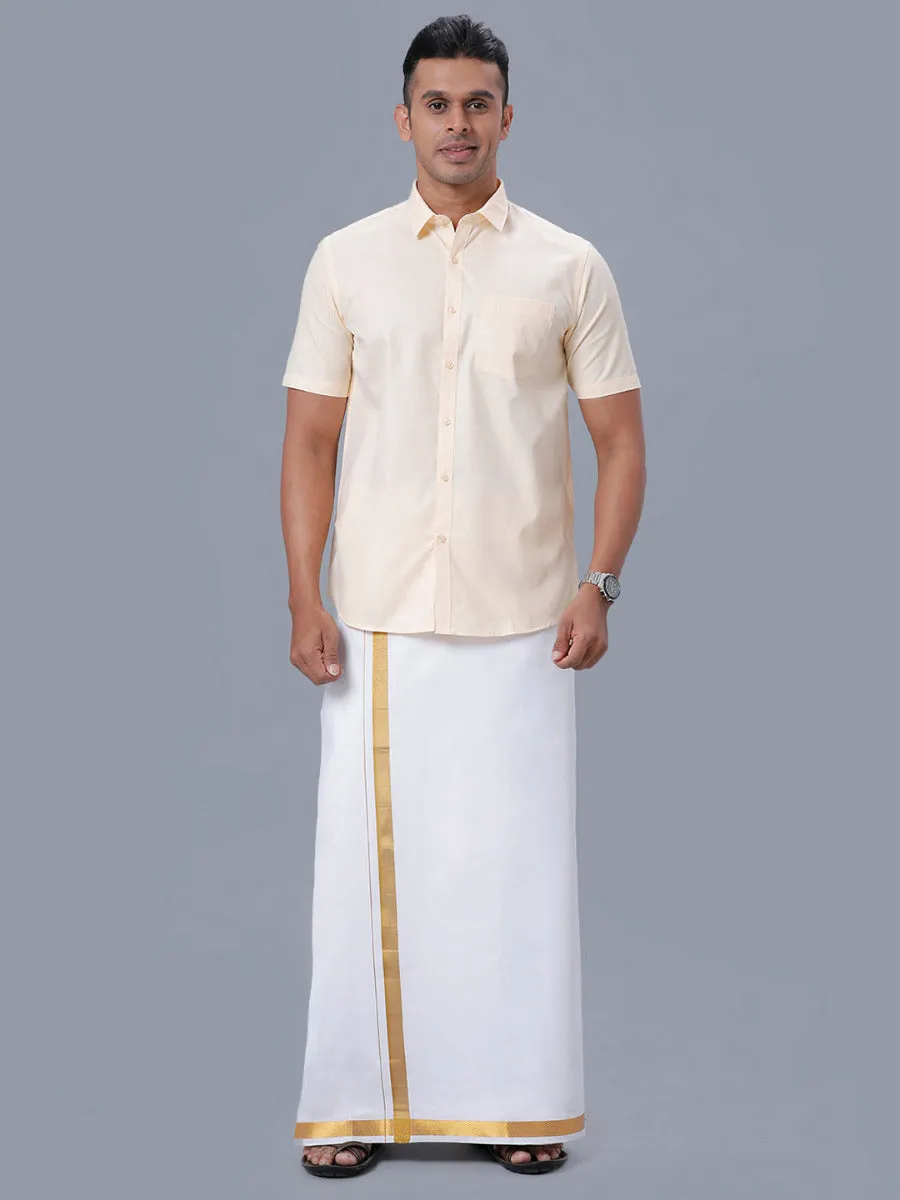 Men Cotton Blend Shirt Sandal T1 GC12