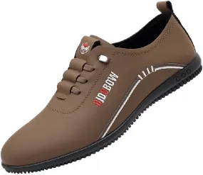 Men's Casual Walking Shoes Office Flats Lace Up Print Derby Oxford Shoes Men Oxfords Superior Flexural Leather Fashion Dress Shoes