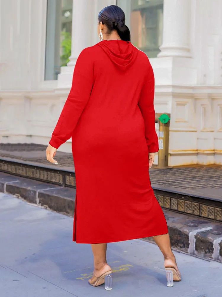 Solid Color High Trendy Waist Pleated Skirt