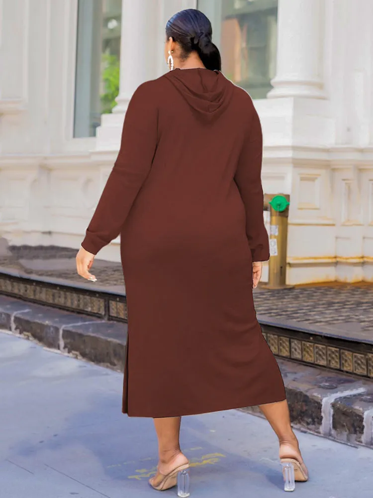 Solid Color High Trendy Waist Pleated Skirt