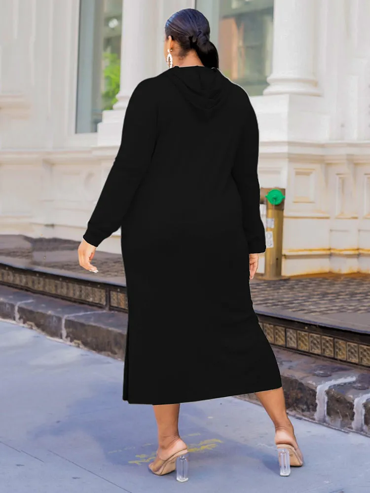 Solid Color High Trendy Waist Pleated Skirt