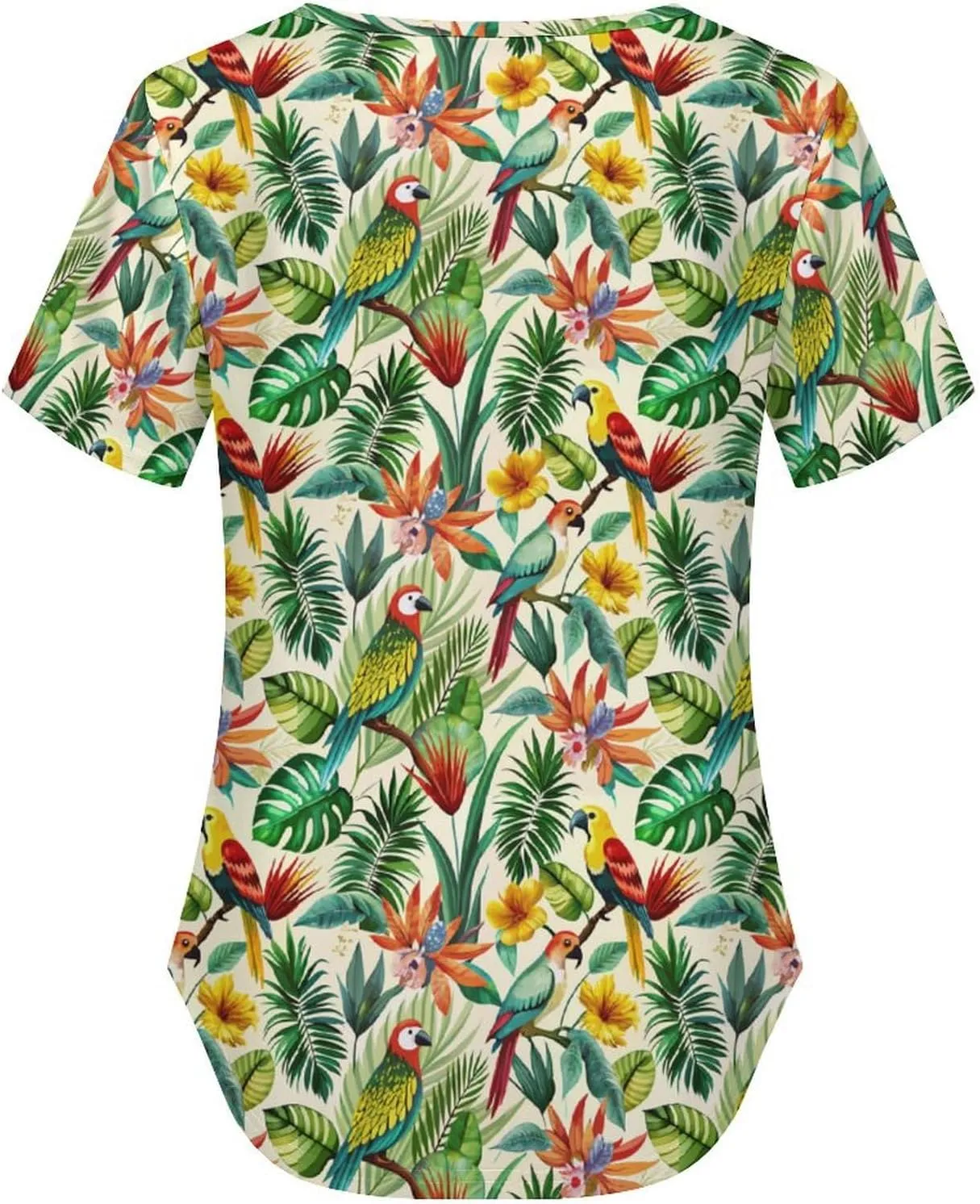 Summer Tops for Women Cute Cartoon Pattern T Shirts V Neck Short Sleeve Pullover Cute Basic Fit