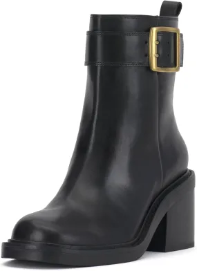 Vince Camuto Women's Bembonie Stacked Heel Bootie Ankle Boot