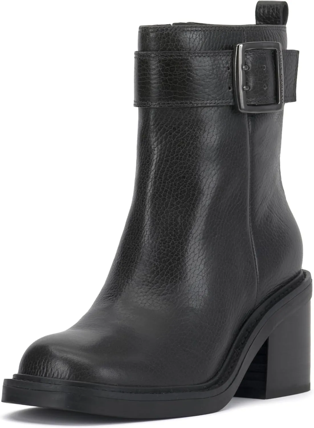 Vince Camuto Women's Bembonie Stacked Heel Bootie Ankle Boot