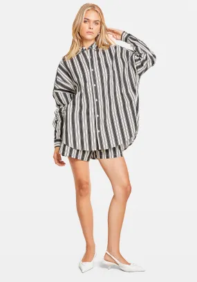 ZANOBIA SHIRT BLACK