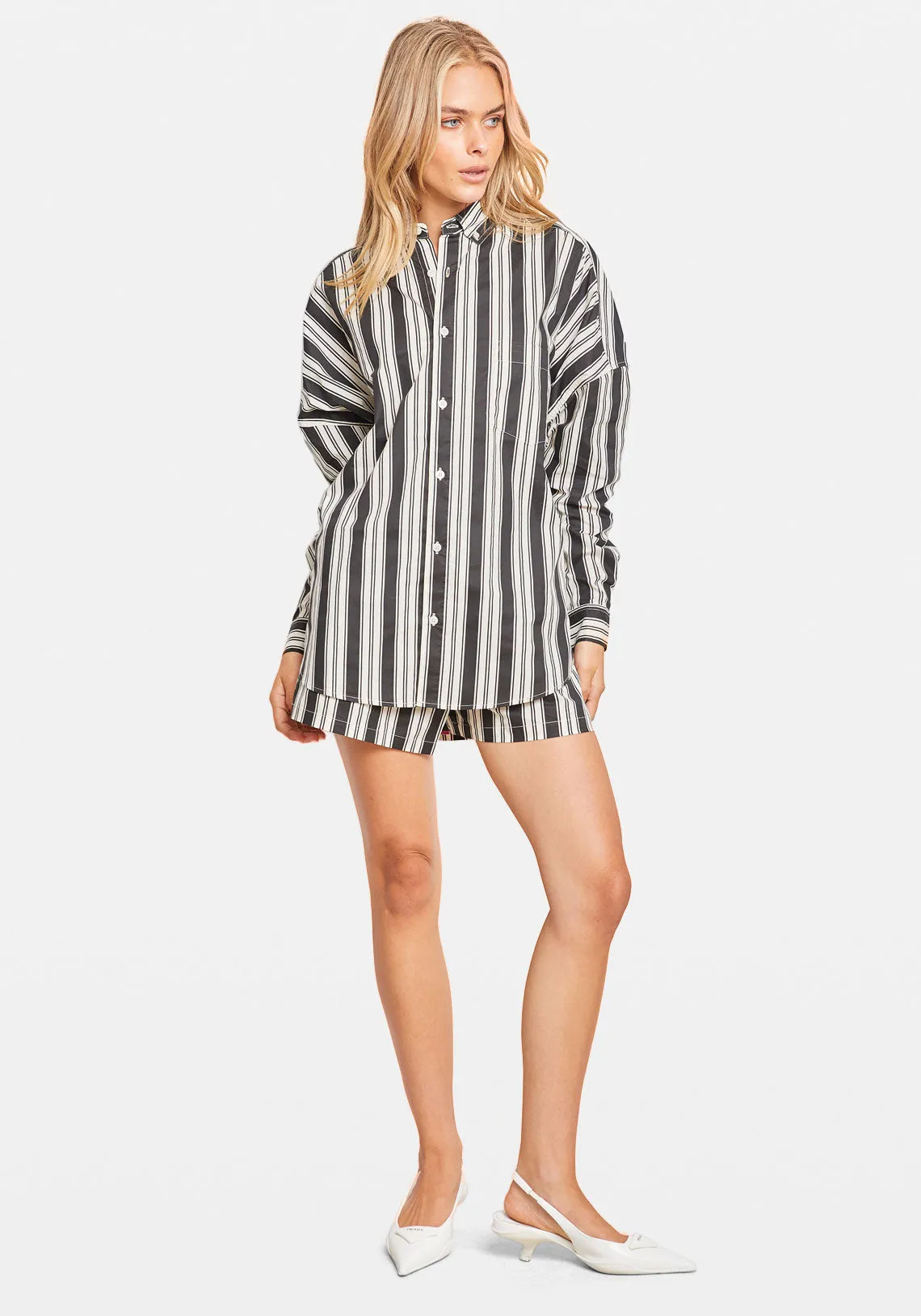 ZANOBIA SHIRT BLACK